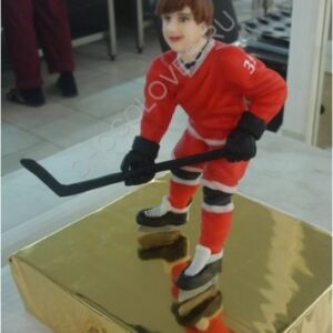 Шоколадная фигурка "Хоккеист"