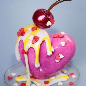 Десерт сердечко