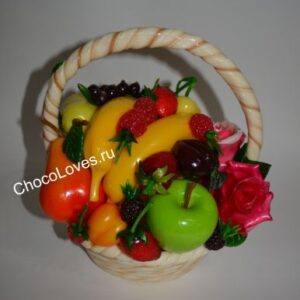 Фруктовая карамельная корзина